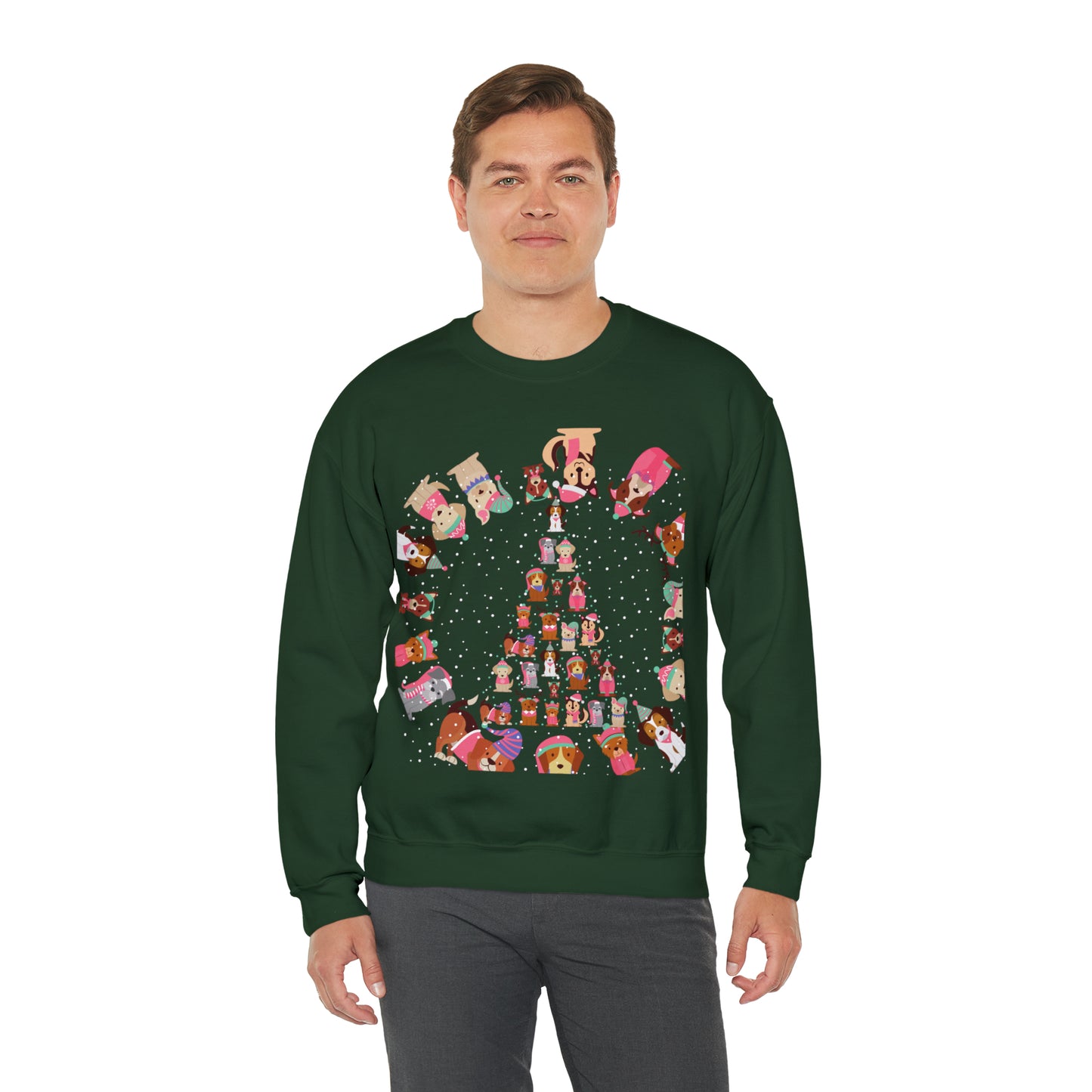 Unisex Heavy Blend™ Crewneck Christmas Ugly Sweatshirt6