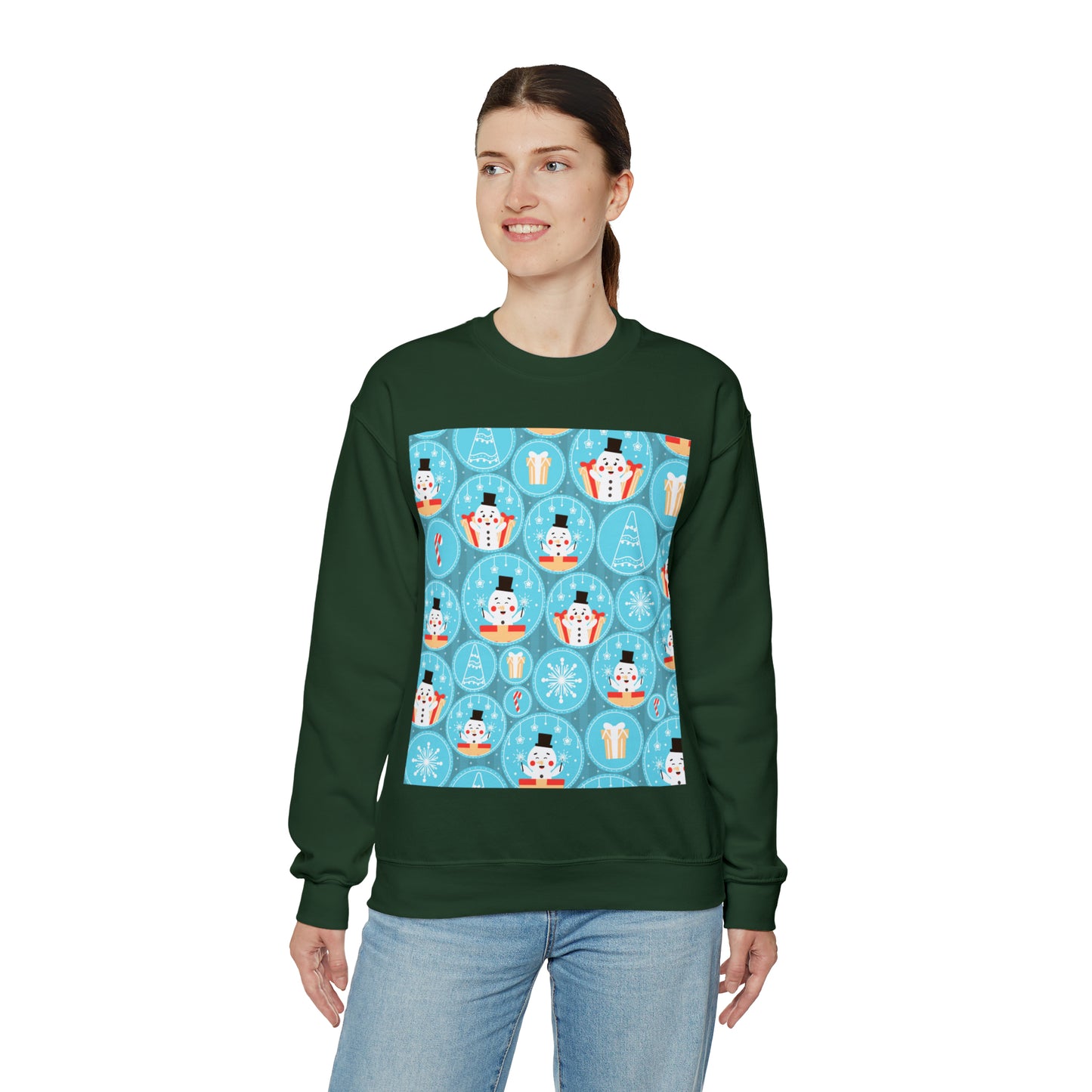 Unisex Heavy Blend™ Crewneck Christmas Ugly Sweatshirt5