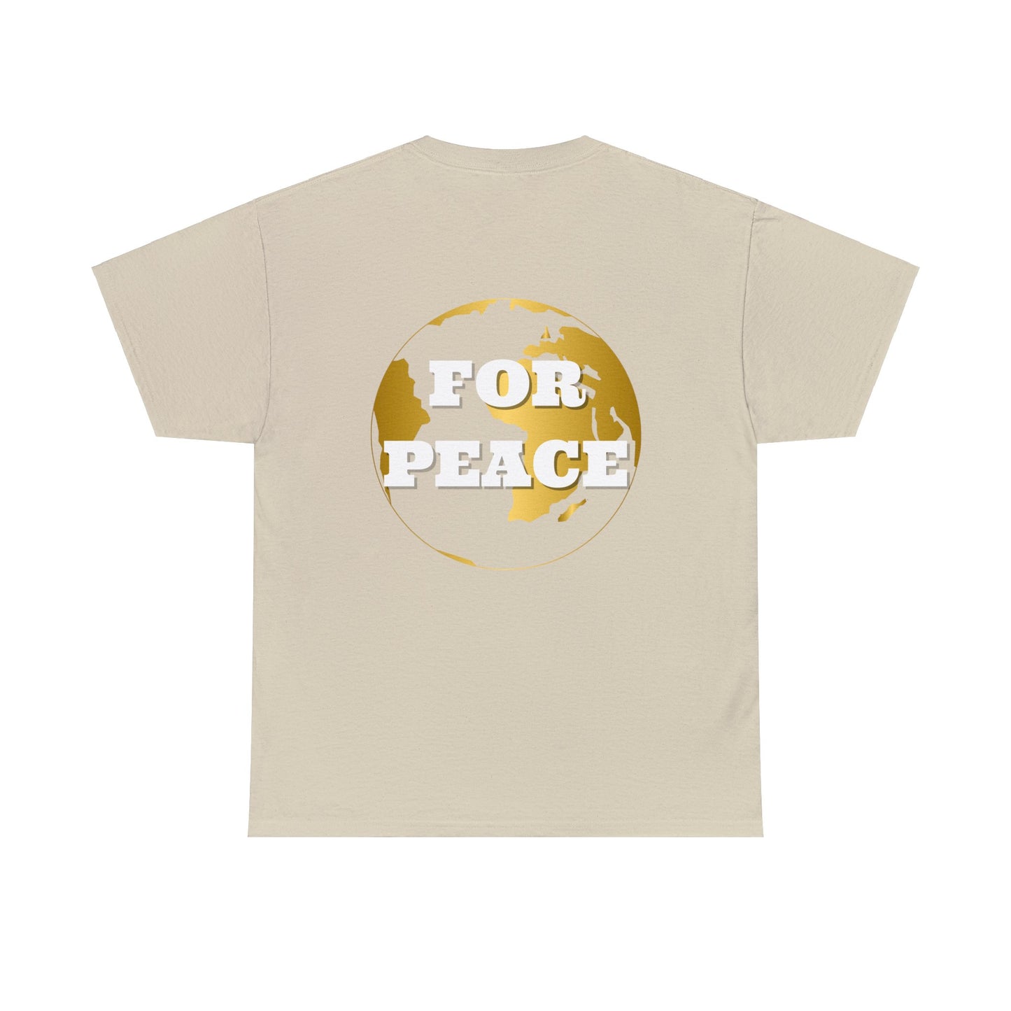 Unisex Heavy Cotton Tee Time to Pray for Peace Short Sleeves Tee