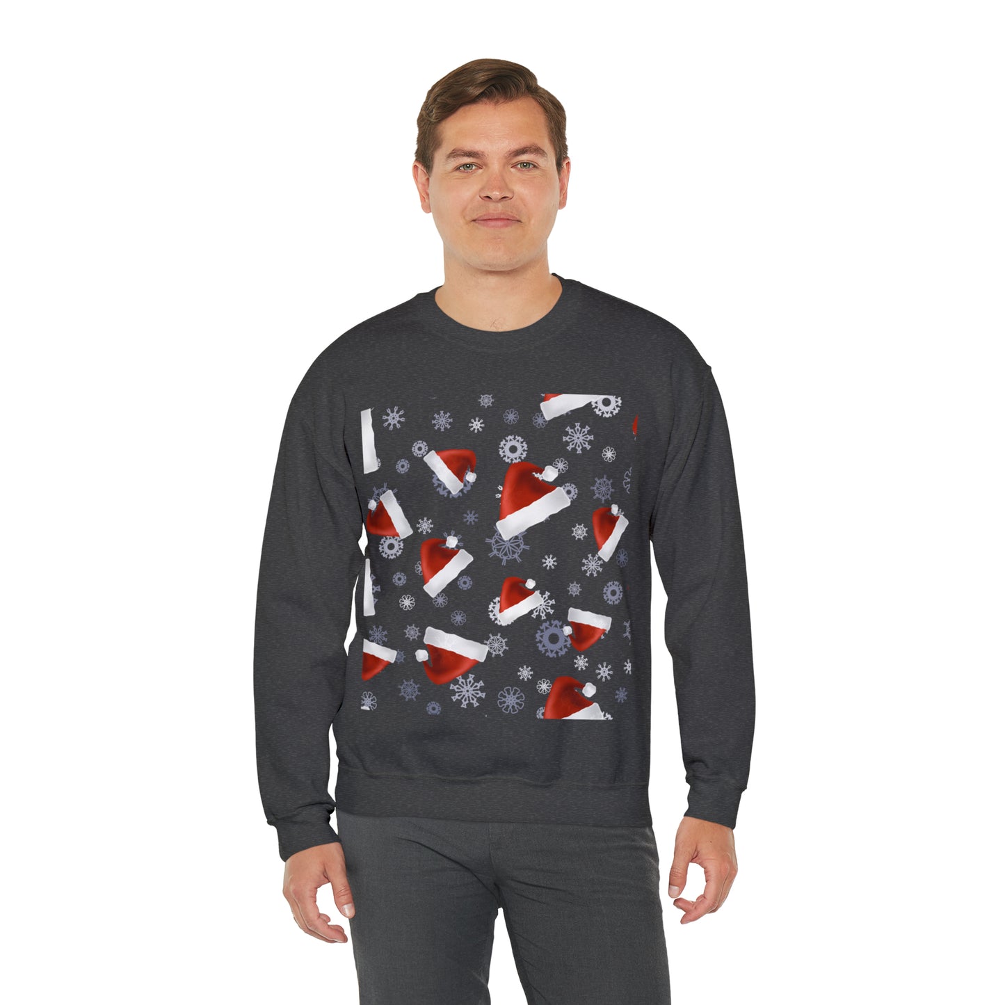 Unisex Heavy Blend™ Crewneck Christmas Ugly Sweatshirt18