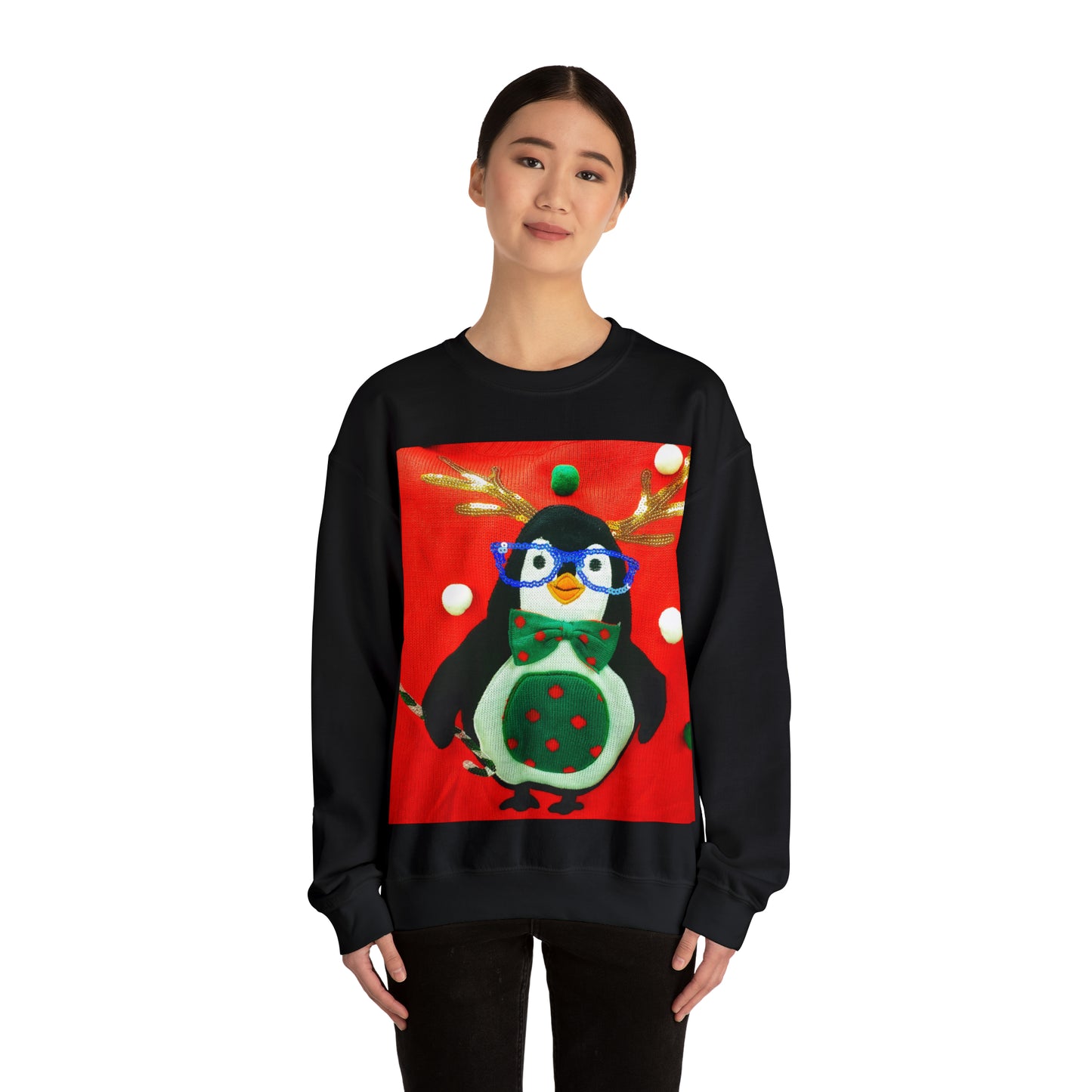 Unisex Heavy Blend™ Crewneck Christmas Ugly Sweatshirt