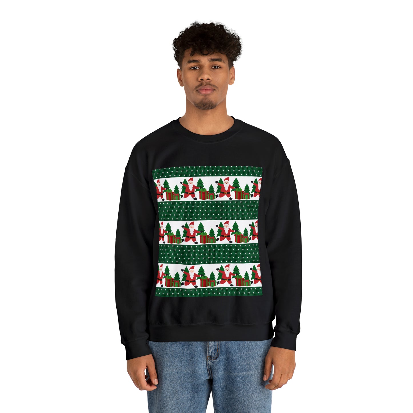 Unisex Heavy Blend™ Crewneck Christmas Ugly Sweatshirt21