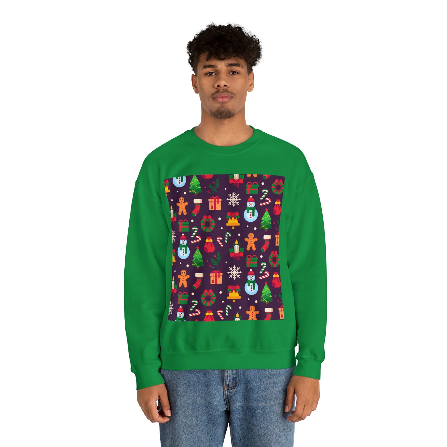 Unisex Heavy Blend™ Crewneck Christmas Ugly Sweatshirt10