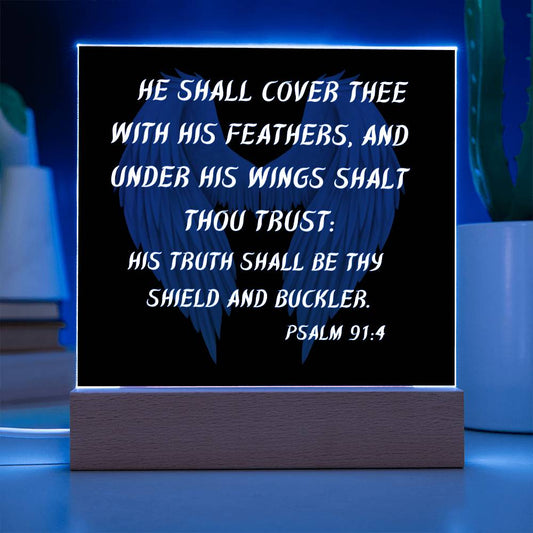 Acrylic Night Light Psalm 91