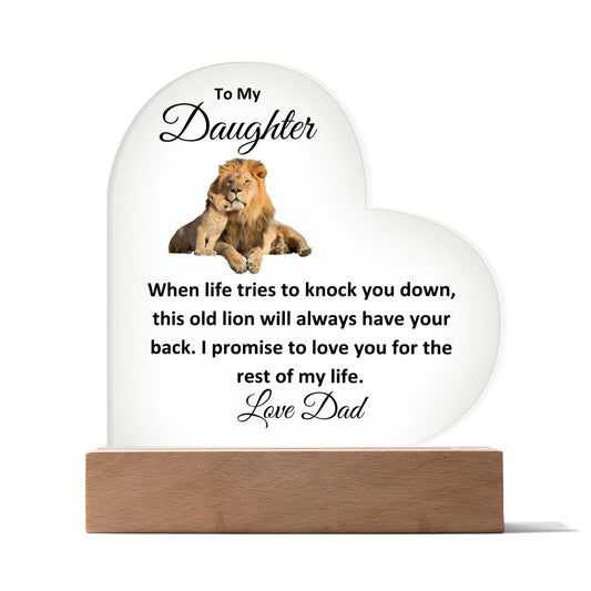 To My Daughter Promise-Love Dad