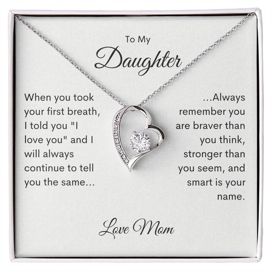 Forever Love Necklace-To My Daughter - Love Mom