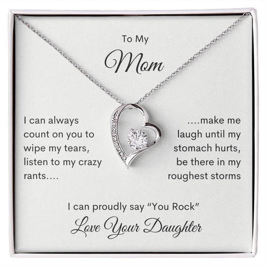 The Forever Love Necklace To My Mother - Love Daughter