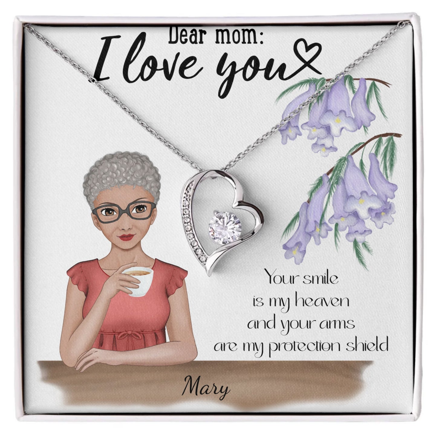 Personalize This Gift for Mom. Customize the Image and add Name.