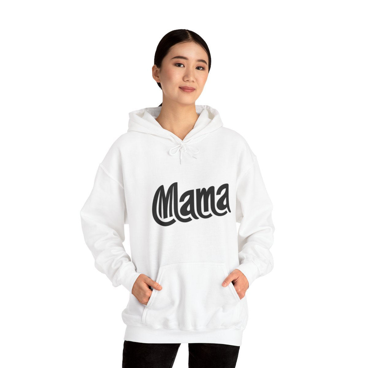 MAMA Personalized Unisex Heavy Blend™ Hooded Sweatshirt with Children's Names