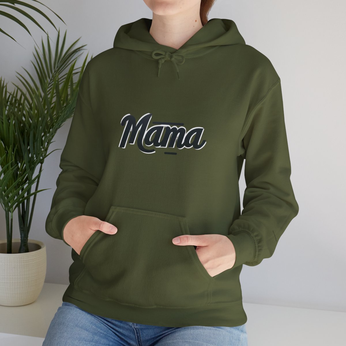 MAMA Personalized Unisex Heavy Blend™ Hooded Sweatshirt with Children Names